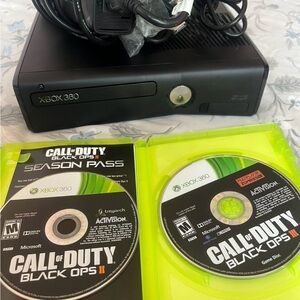 360 Black Console with Call of Duty: Black Ops II